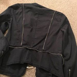 Michael Kors Black Zipper Jacket